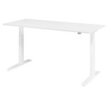 HAMMERBACHER XMKA19 höhenverstellbarer Schreibtisch 70,0 - 120,0 cm - elektrisch weiß / weiß