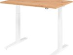 HAMMERBACHER XMKA12 höhenverstellbarer Schreibtisch 70,0 - 120,0 cm - elektrisch asteiche / weiß
