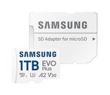 Samsung microSD EVO Plus (2024) mit SD-Adapter, 1 TB