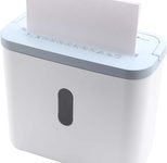 GENIE Aktenvernichter mit Partikelschnitt 440 X weiß/blau