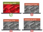 DISPLEX PRIVACY SAFE Wiederablösbarer 2-Wege Blickschutzfilter für Laptop/ Notebook (randlos/frameless) 15,6'' (16:9)