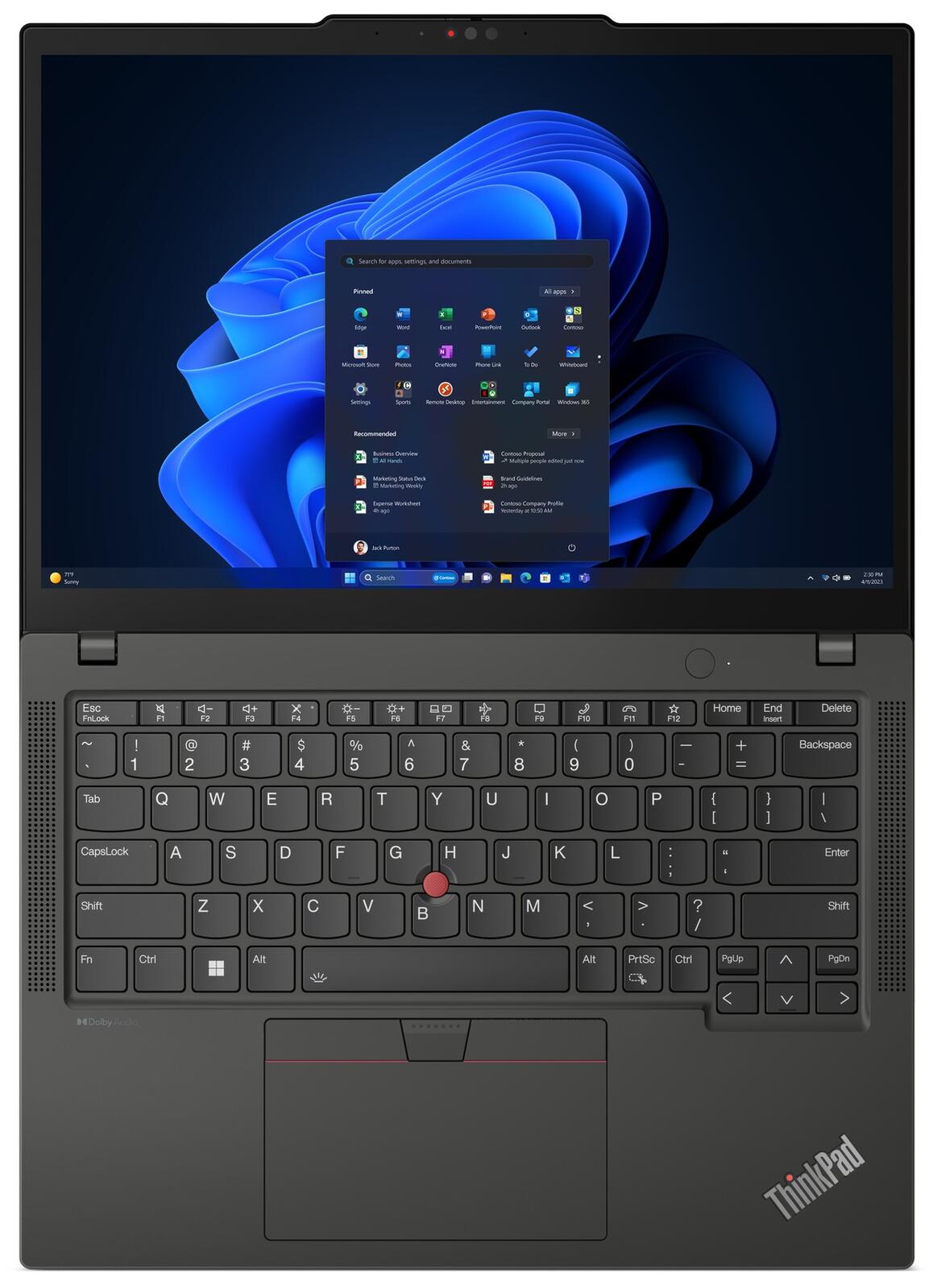 Lenovo ThinkPad X13 Gen 5 Intel Core Ultra 7 155U Notebook 33,8 cm (13,3")