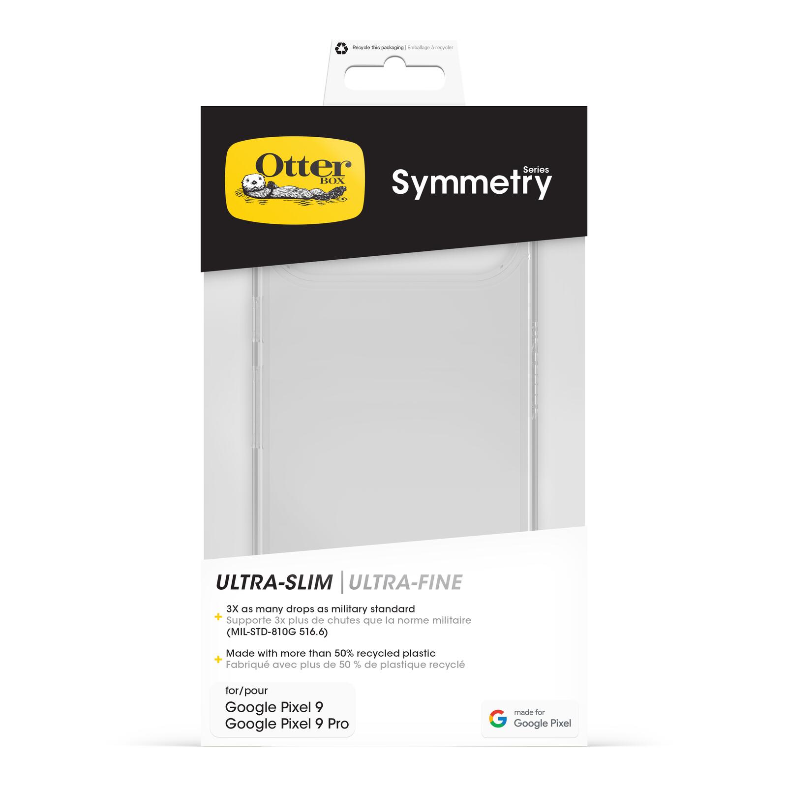OtterBox Symmetry Clear Google Pixel 9/Pixel 9 Pro - clear