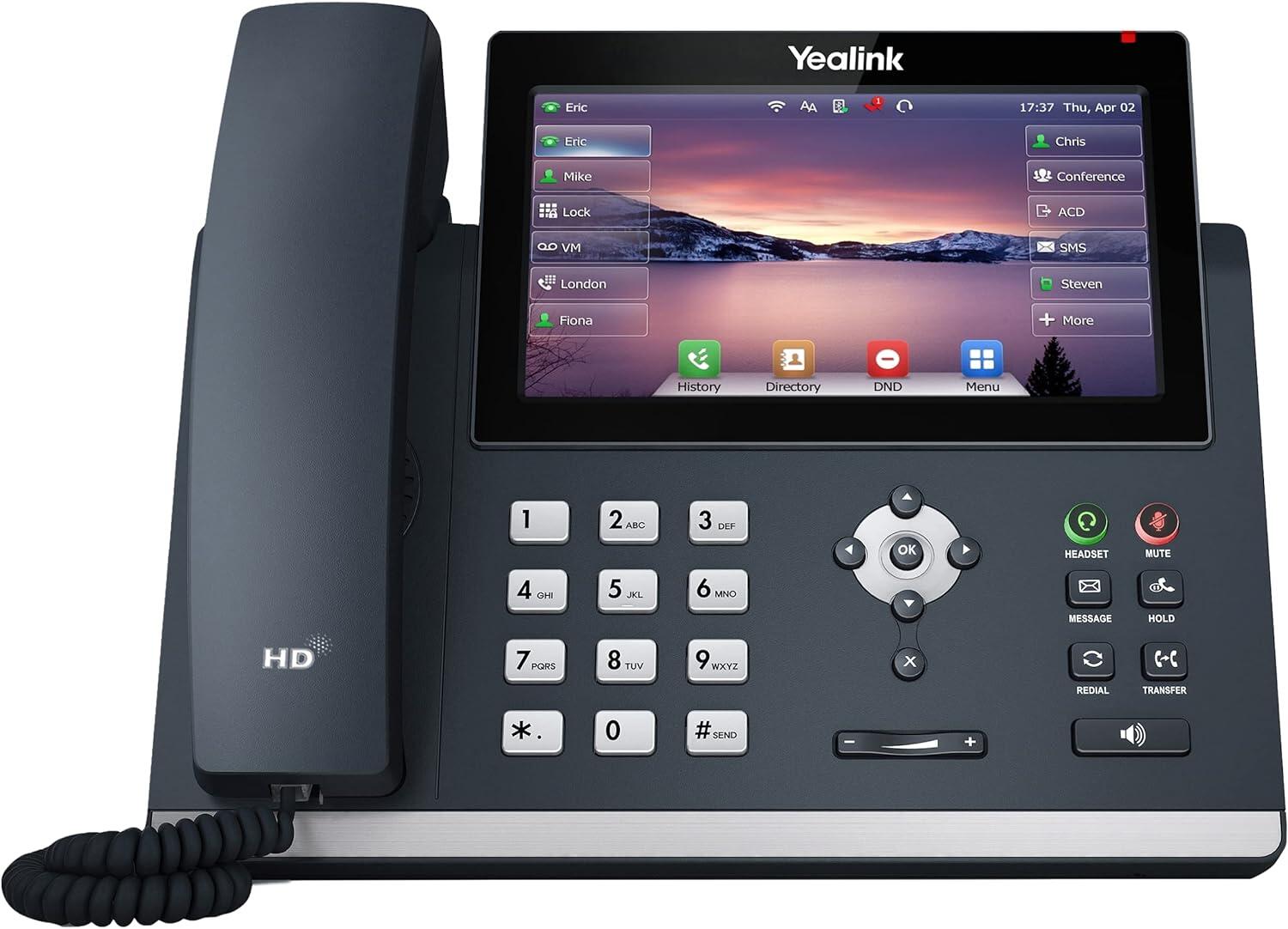 Yealink SIP-T48U - VoIP-Telefon mit Rufnummernanzeige