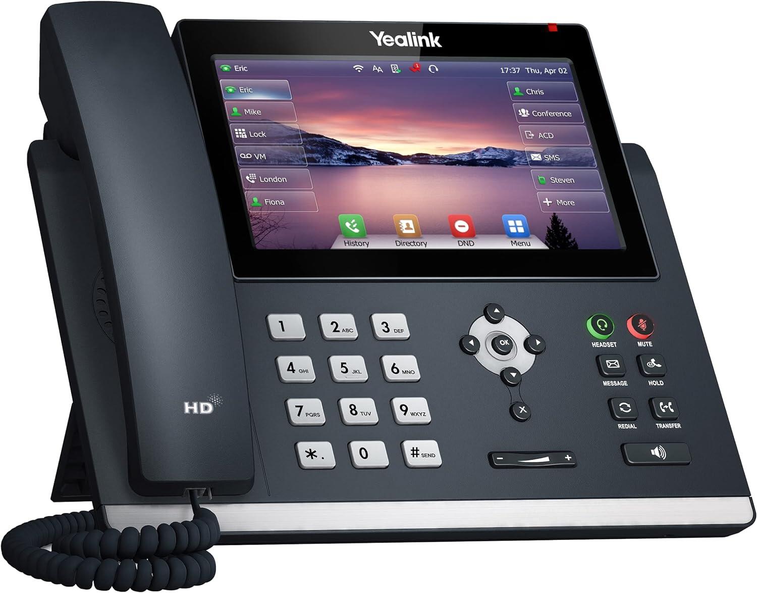 Yealink SIP-T48U - VoIP-Telefon mit Rufnummernanzeige