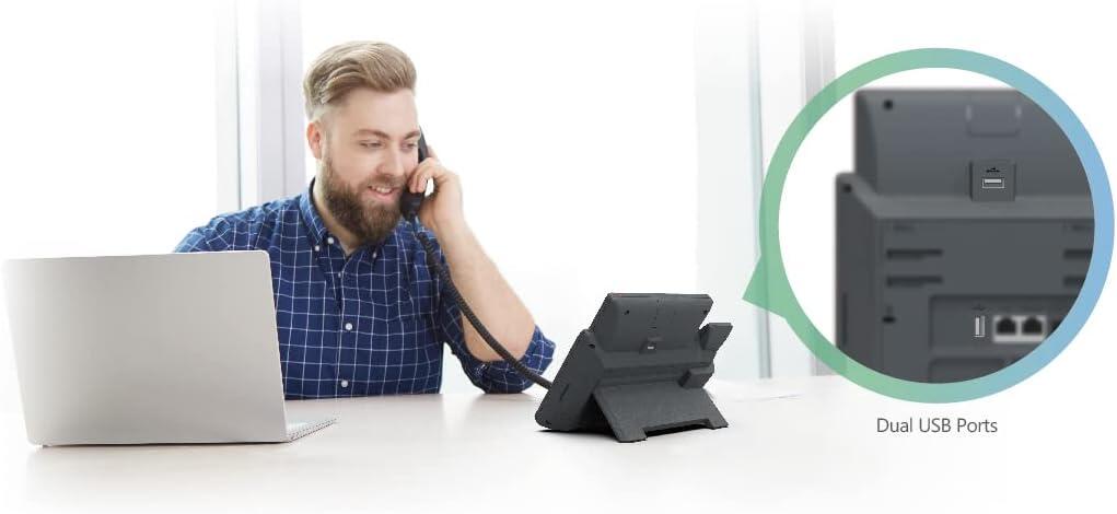 Yealink SIP-T48U - VoIP-Telefon mit Rufnummernanzeige