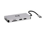 Eaton Tripp Lite Series USB Docking Station USB-C Dual Display 4K 60Hz HDMI grau