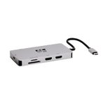 Eaton Tripp Lite Series USB Docking Station USB-C Dual Display 4K 60Hz HDMI grau