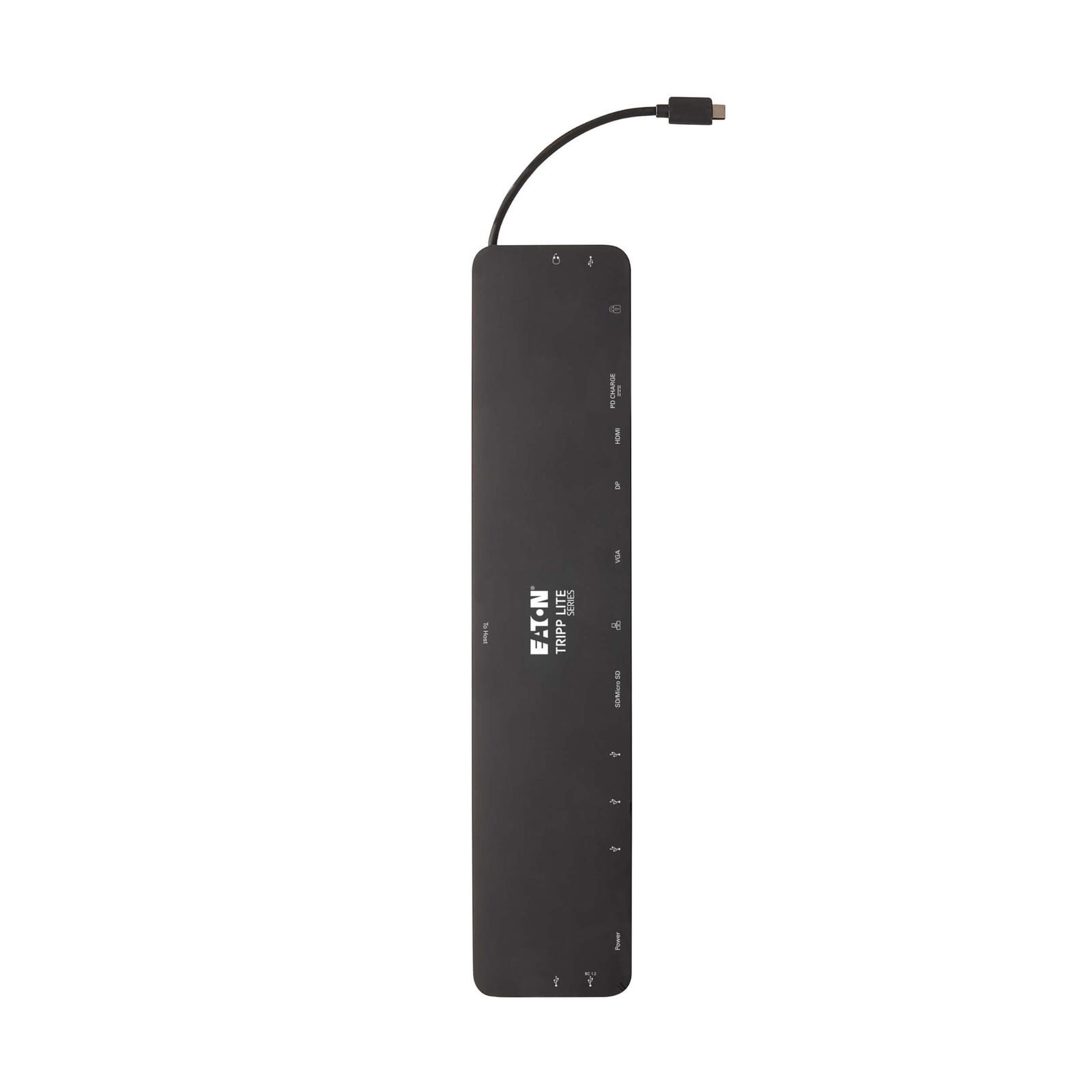 Eaton Tripp Lite Series USB Docking Station USB-C Triple Display 4K HDMI DP schwarz