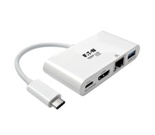 Eaton Tripp Lite Series USB Docking Station Multiport Adapter weiß