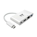 Eaton Tripp Lite Series USB Docking Station Multiport Adapter weiß