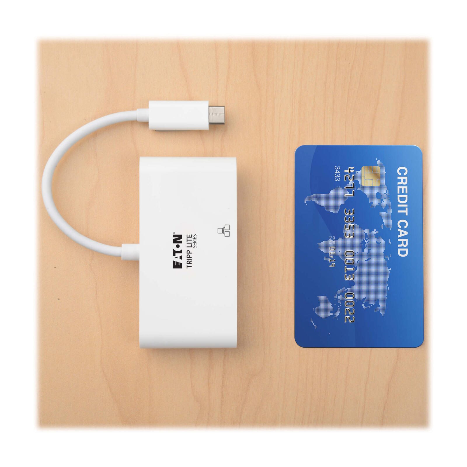 Eaton Tripp Lite Series USB Docking Station Multiport Adapter weiß
