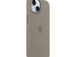 Apple Silikon Case mit MagSafe für Apple iPhone 15, tonbraun