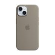 Apple Silikon Case mit MagSafe für Apple iPhone 15, tonbraun