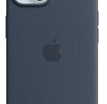Apple Silikon Case mit MagSafe für Apple iPhone 15 Plus, sturmblau