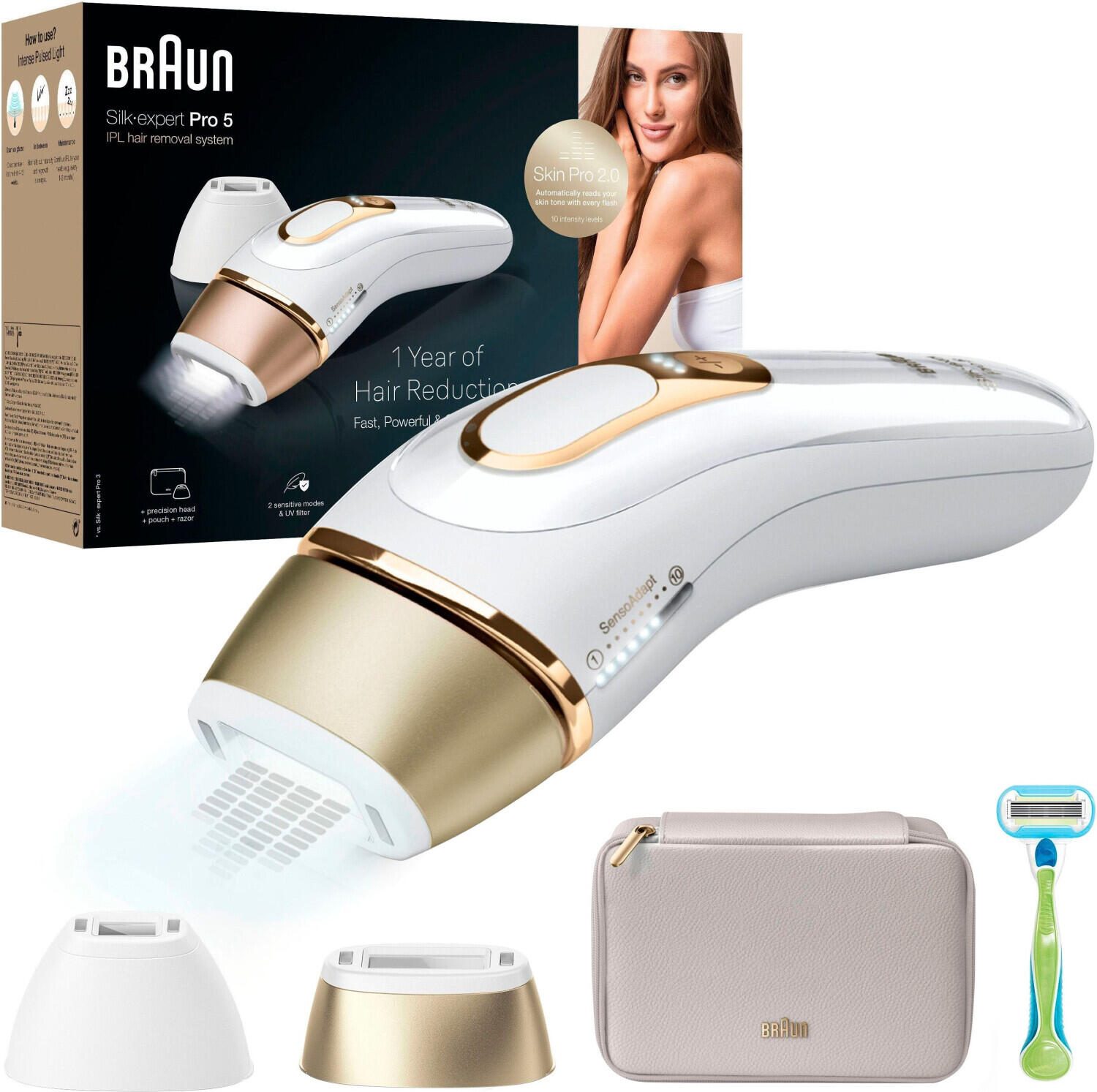 Braun Silk-expert Pro IPL PL5152 weiß/gold