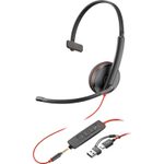 Poly Blackwire 3215 Monaural Headset