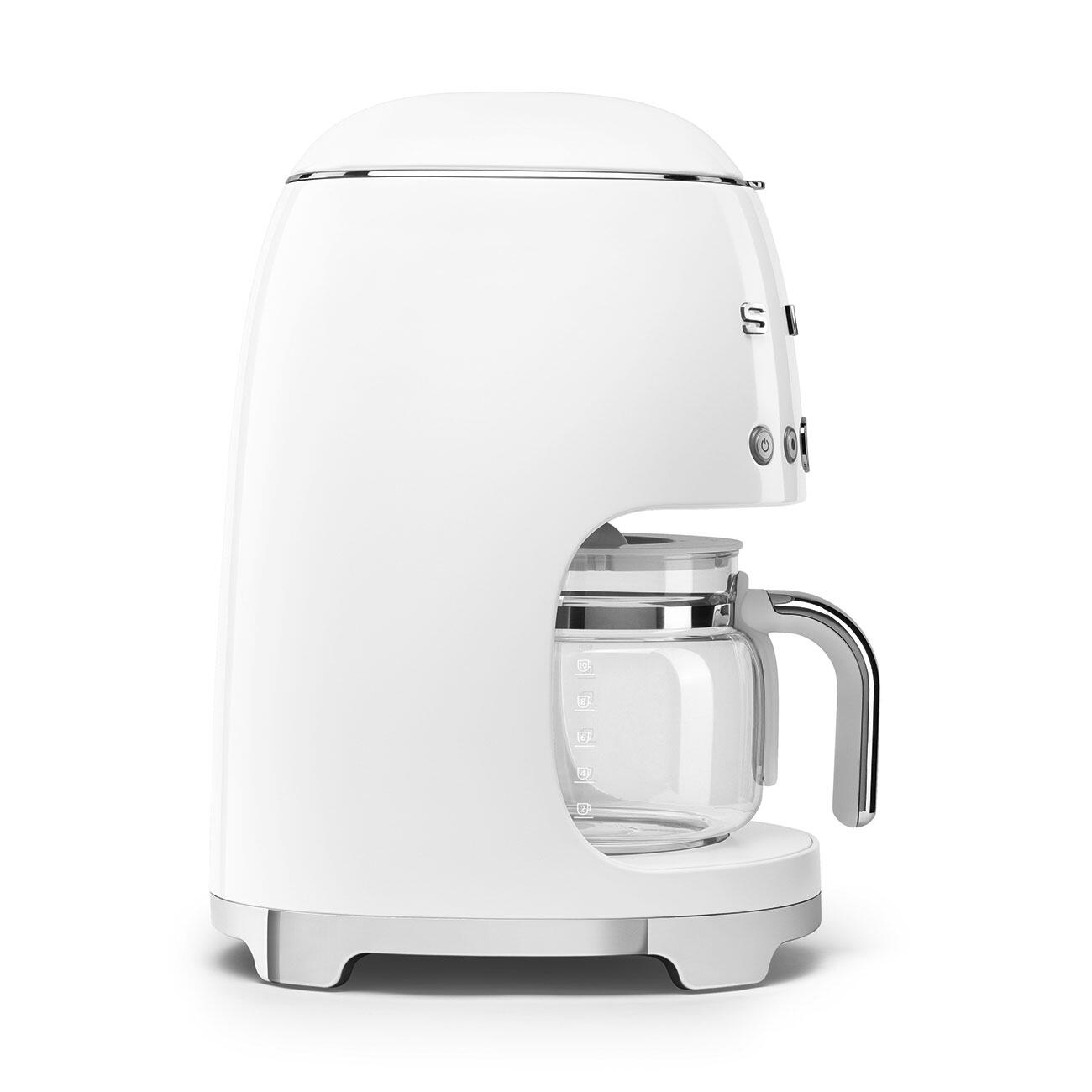 SMEG Filter-Kaffeemaschine 50's Style DCF02WHEU, weiß