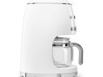 SMEG Filter-Kaffeemaschine 50's Style DCF02WHEU, weiß