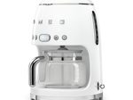 SMEG Filter-Kaffeemaschine 50's Style DCF02WHEU, weiß