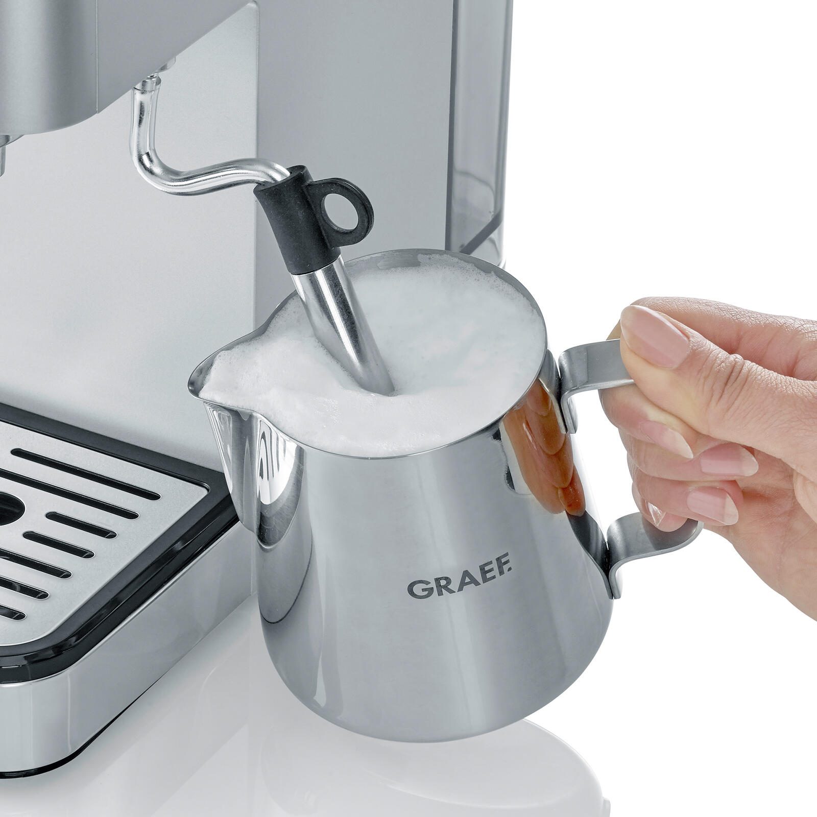GRAEF Siebträger-Espressomaschine Salita ES 400, silber