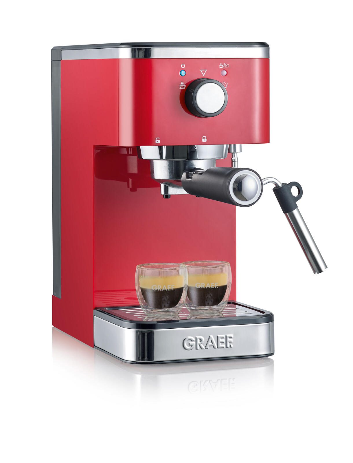 GRAEF Siebträger-Espressomaschine Salita ES 403, rot