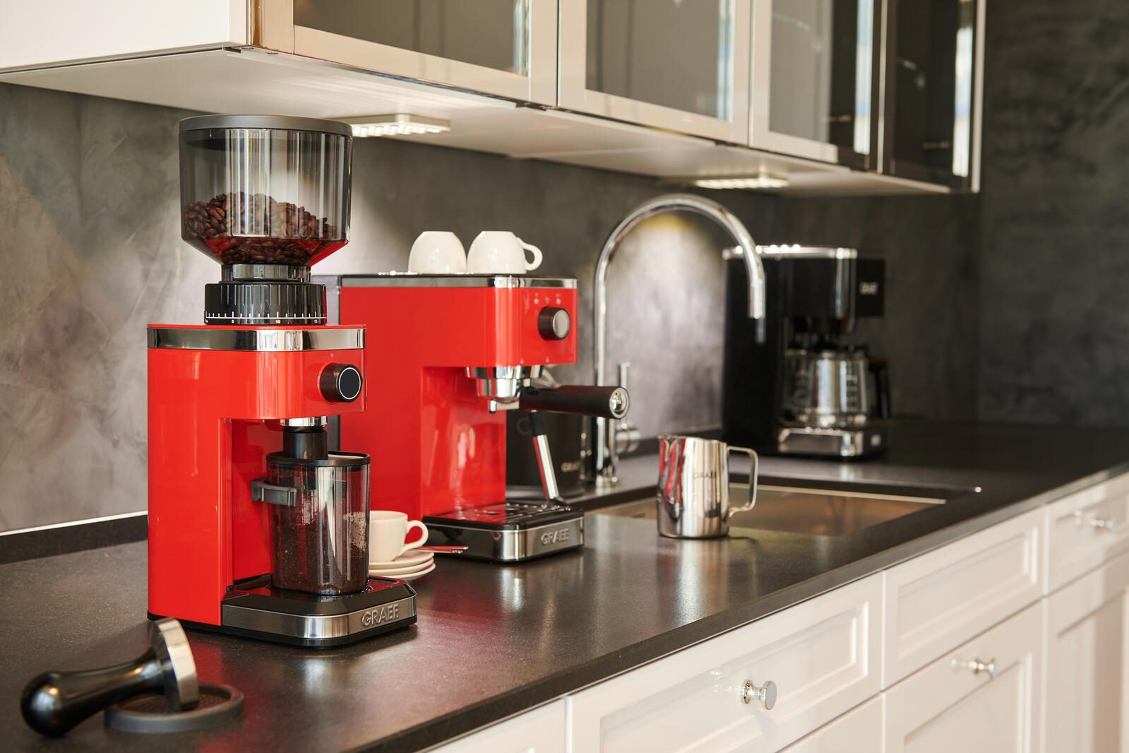 GRAEF Siebträger-Espressomaschine Salita ES 403, rot