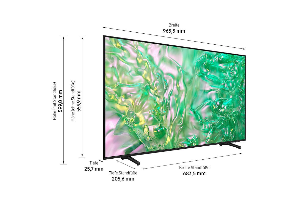 Samsung 43DU8079 Crystal UHD Smart TV 109 cm 43 Zoll