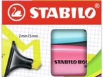 STABILO Textmarker BOSS MINI gelb, blau, pink