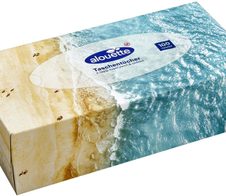 alouette Taschentücherbox 4-lagig, weiß