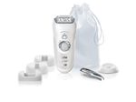 Braun Silk-épil 7 SensoSmart 7/870 Epiliergerät, Silber, Weiß