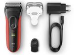 Braun Rasierer Series 3 3030s Rot-Schwarz (112587)
