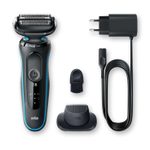 Braun Rasierer Series 5 50-M1200s Wet&Dry schwarz/blau (287605)