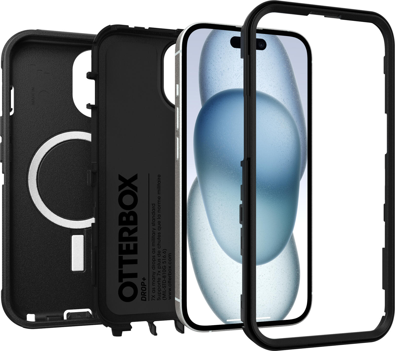 OtterBox Defender MagSafe für das Apple iPhone 16e/15/14/13 - Black