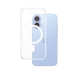 PanzerGlass® HardCase Transparent Weiß MagSafe für iPhone 16