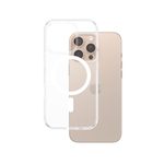 PanzerGlass® HardCase Transparent Weiß MagSafe für iPhone 16 Pro Max