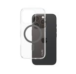 CARE by PanzerGlass® Flagship Case Transparent Urban Combat Schwarz MagSafe für iPhone 16 Pro