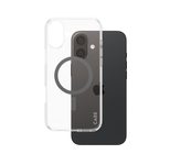 CARE by PanzerGlass® Flagship Case Transparent Urban Combat Schwarz MagSafe für iPhone 16 Plus