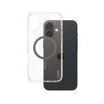 CARE by PanzerGlass® Flagship Case Transparent Urban Combat Schwarz MagSafe für iPhone 16 Plus