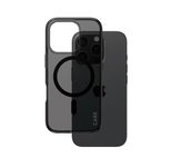 CARE by PanzerGlass® Flagship Case Urban Combat Smokey Schwarz MagSafe für iPhone 16 Pro