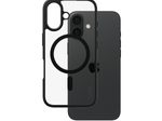 CARE by PanzerGlass® Flagship Case Transparent Urban Combat Schwarz Rahmen & MagSafe für iPhone 16