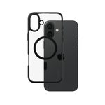 CARE by PanzerGlass® Flagship Case Transparent Urban Combat Schwarz Rahmen & MagSafe für iPhone 16 Plus