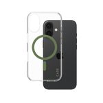 CARE by PanzerGlass® Flagship Case Transparent Urban Combat Grün MagSafe für iPhone 16