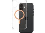 CARE by PanzerGlass® Flagship Case Transparent Urban Combat Pfirsich MagSafe für iPhone 16 Plus