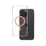CARE by PanzerGlass® Flagship Case Transparent Urban Combat Pfirsich MagSafe für iPhone 16 Pro Max