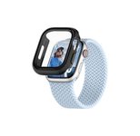 PanzerGlass® Displayschutz Snappie Full Body Schwarz für Apple Watch 45mm