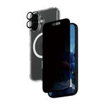 PanzerGlass® 3-in-1 Privacy Protection Schutzset für iPhone 16