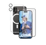 CARE by PanzerGlass® Flagship 3-in-1 Schutzset für iPhone 16
