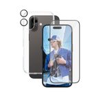 CARE by PanzerGlass® Flagship 3-in-1 Schutzset für iPhone 16