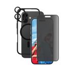 CARE by PanzerGlass® Flagship 3-in-1 Privacy Schutzset für iPhone 16